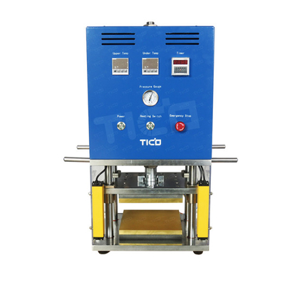 220V 1KW পকেট সেল ল্যাব সরঞ্জাম ফ্ল্যাট তাপ প্রেসিং মেশিন নিয়মিত